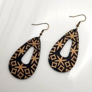 Boho Wooden Earrings